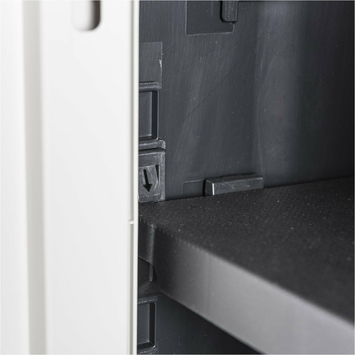 TOOMAX - Armadio Basso Grigio chiaro/Nero Urban XL - h101x78x49 cm